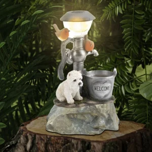 Animaux solaire extérieur Chien