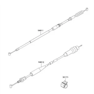 540111311 CABLE D EMBRAYAGE