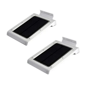 Applique murale solaire Double Veilleuse en Alu